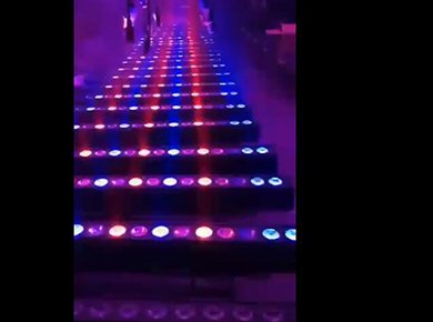 Factory on-site testing - Small angle DMX512 LED wall washer
